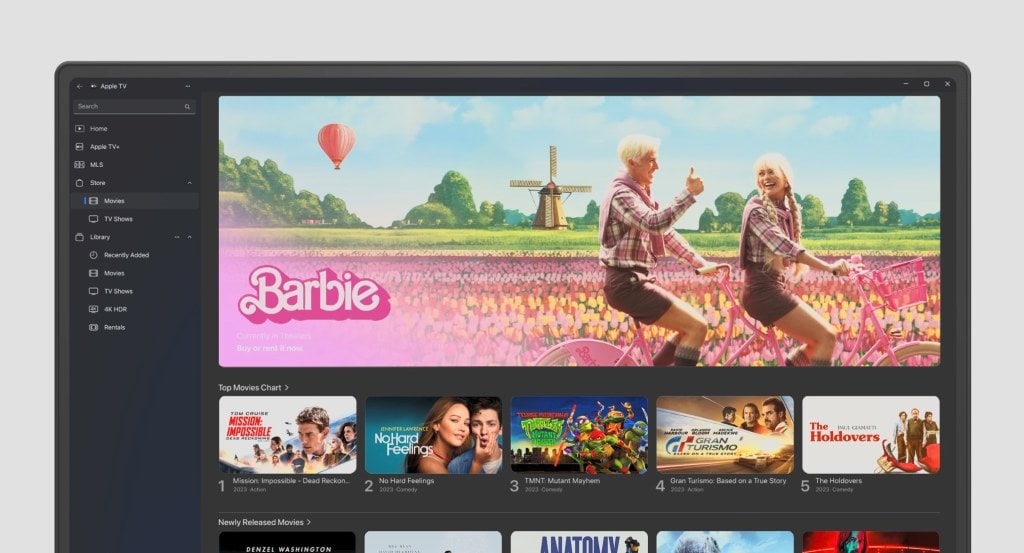 apple tv app on windows 11
