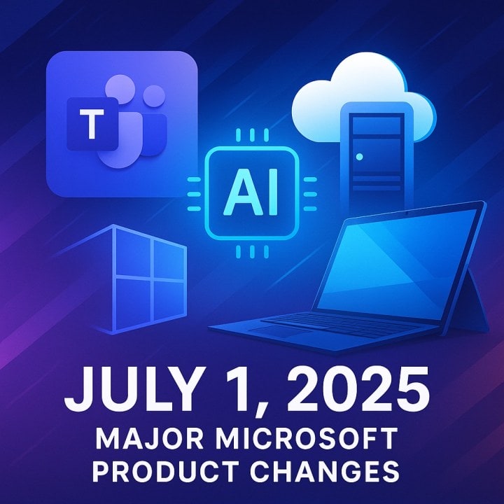 Microsoft July 1, 2025: New Retirements, Major Changes, and End-of-Support Headaches Loom for Users