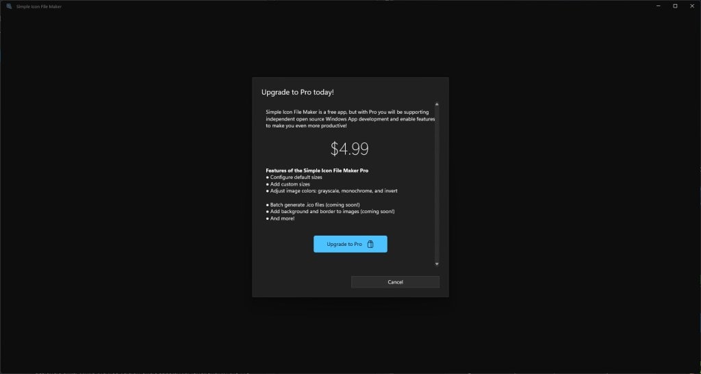 Create stunning icons effortlessly with Simple Icon File Maker for Windows 11