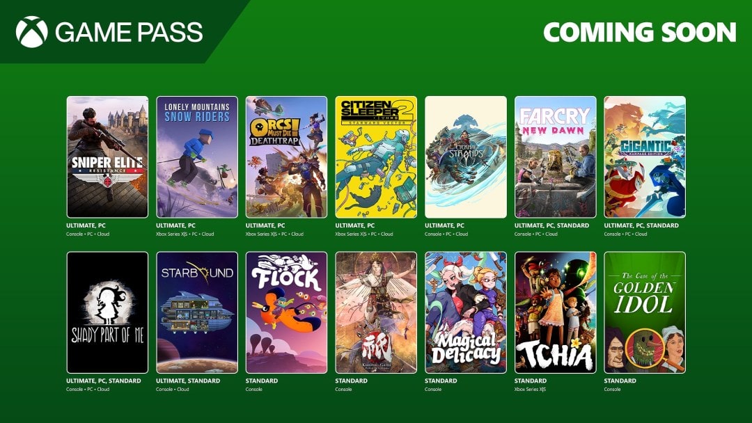 Exciting additions to Xbox Game Pass: Sniper Elite: Resistance, Eternal Strands, Citizen Sleeper 2, and more!