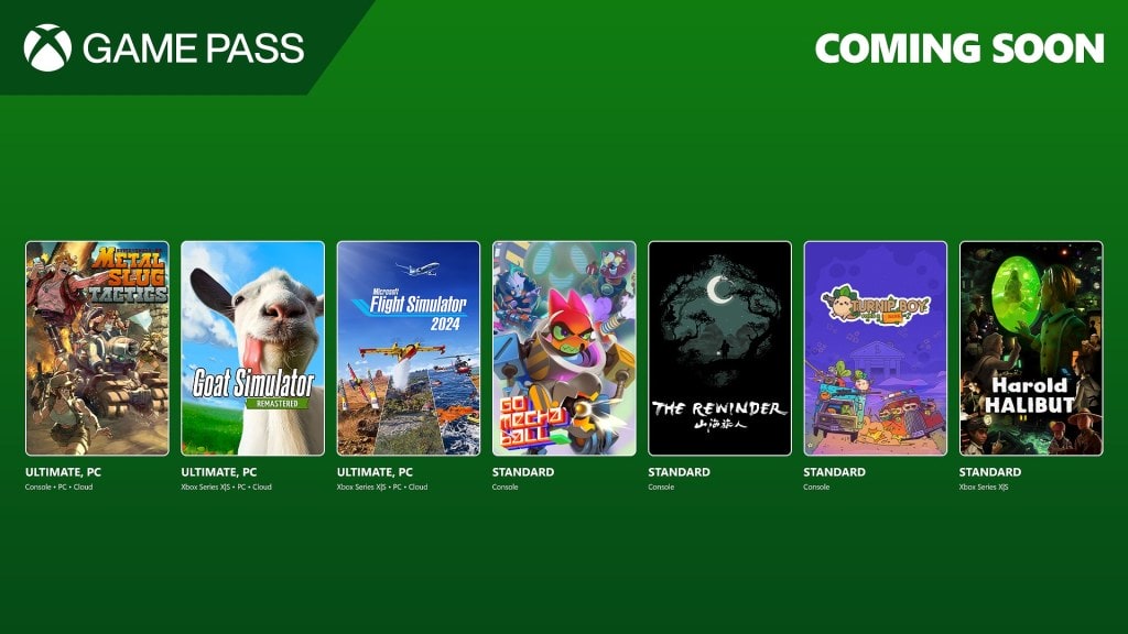 Xbox Game Pass reveals exciting November 2024 lineup, including Microsoft Flight Simulator 2024, Goat Simulator Remastered, and more