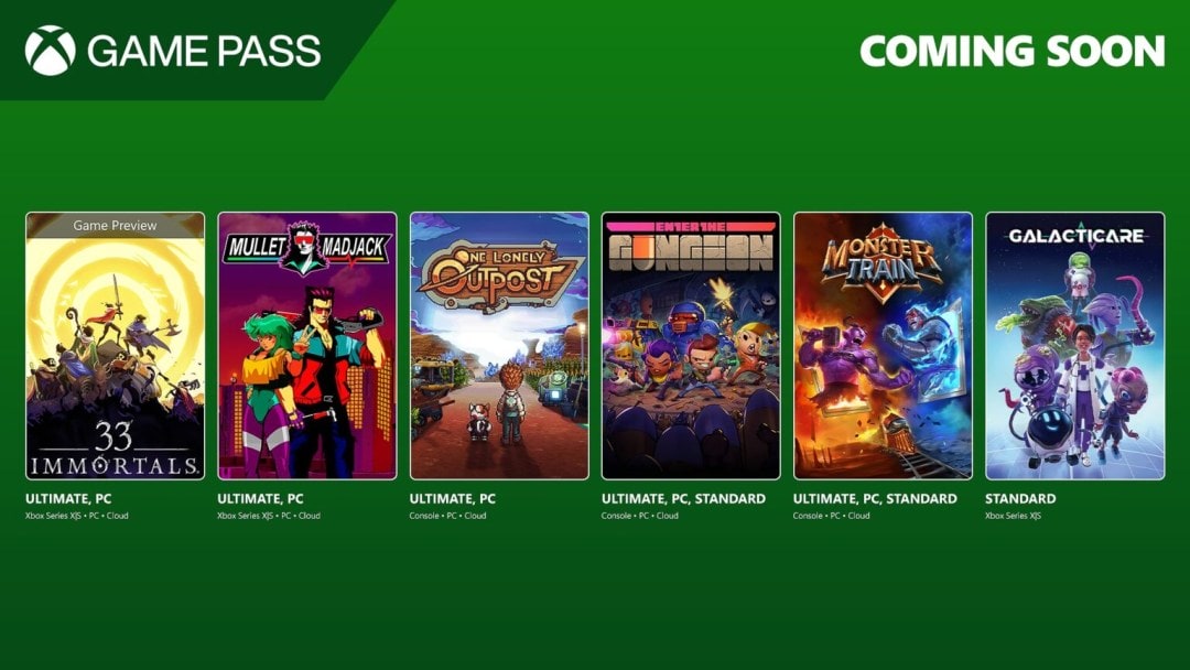 Xbox Game Pass reveals epic March 2025 lineup: 33 Immortals, Monster Train, and more coming soon