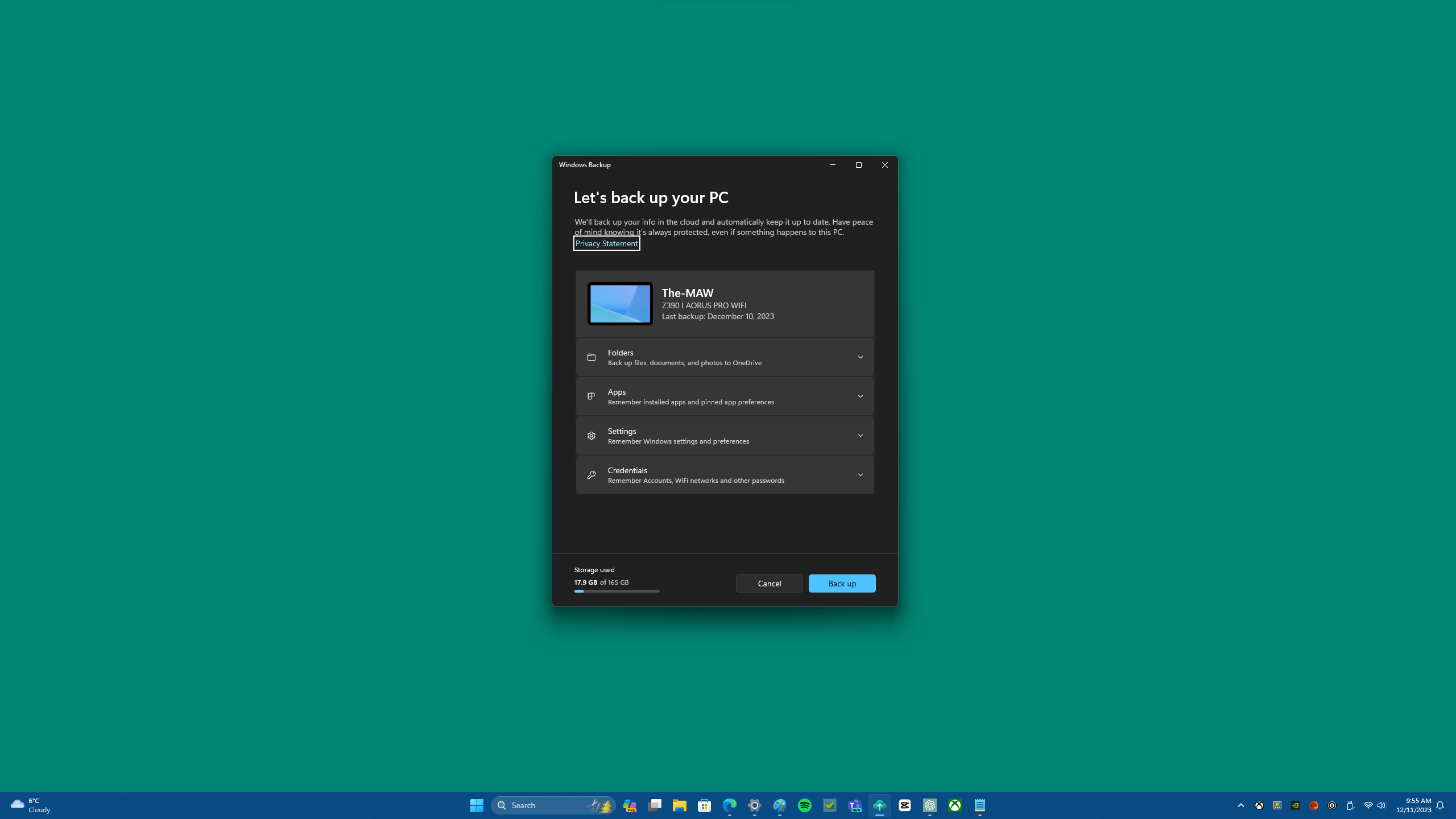 WINDOWS 11 BACKUP