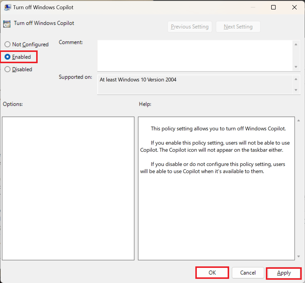 turn off windows copilot, turn off Microsoft copilot